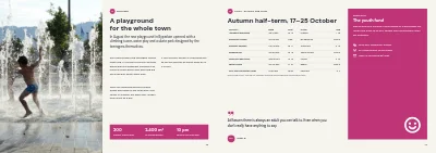 Pages 28–29 of Culture and leisure catalogue for a municipality – 48 pages