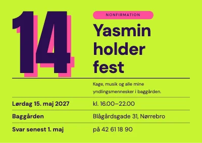 Nonfirmation — kæmpe 14 i neonlime