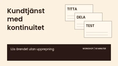 Sida 1 av Kundsupport med kontinuitet