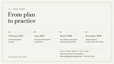 Page 7 of Climate plan — furniture maker
