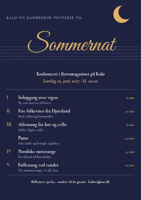 Korkoncert ved Kalø Vig