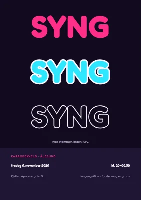 Karaokekveld — syng med i Faaborg
