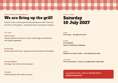 Seite 2 von Barbecue on a gingham cloth