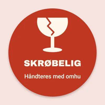 Skrøbelig, glas