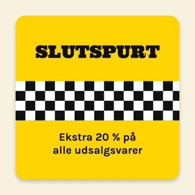 Slutspurt med målflag