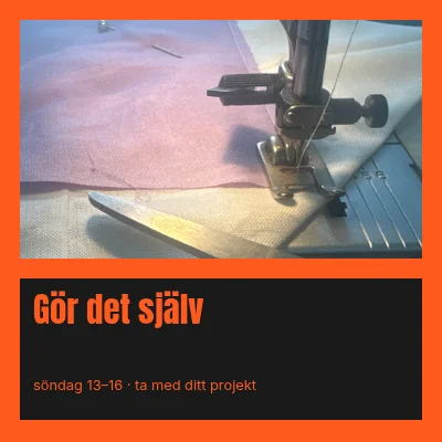 Gör det själv · öppen studio-biljett