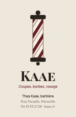 Enseigne de barbier