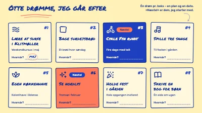 Otte drømme i doodles