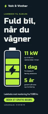 Roll-up til elektriker — ladeboks til elbilen
