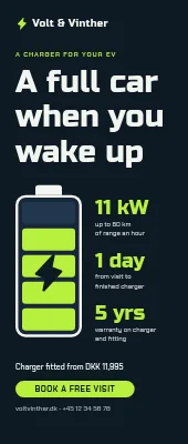 Electrician roll-up — home EV charger