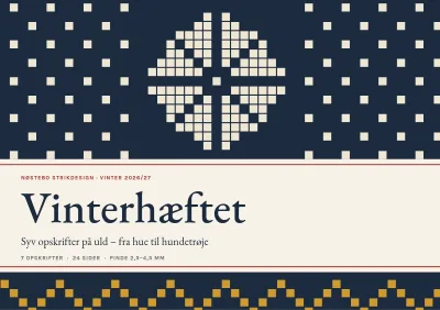 Opskriftshæfte for strikdesigner – 24 sider