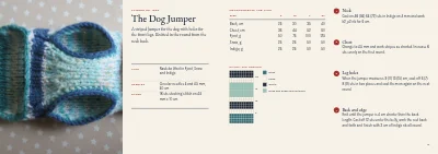 Pages 18–19 of Pattern booklet for a knitwear designer – 24 pages