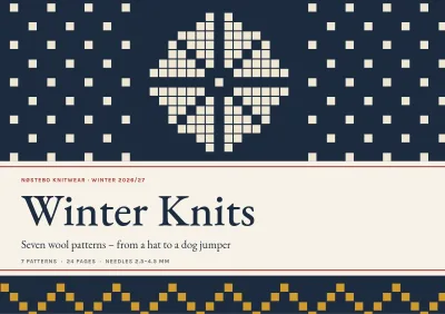 Pattern booklet for a knitwear designer – 24 pages