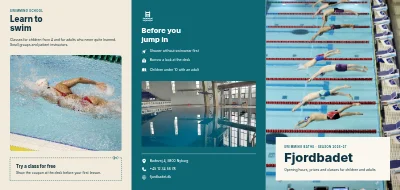Swimming baths: opening hours and classes