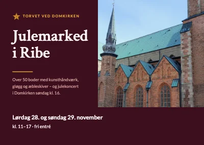 Julemarked ved Domkirken i Ribe
