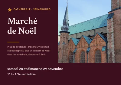 Marché de Noël près de la cathédrale de Ribe