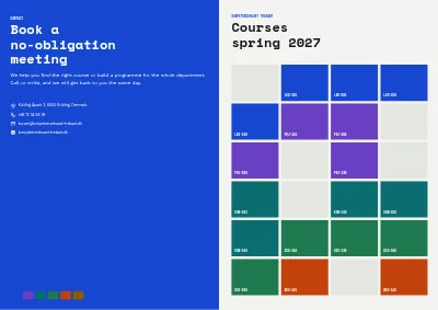 Umschlag von Corporate training course catalogue – 24 pages