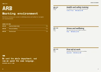 Seiten 16–17 von Corporate training course catalogue – 24 pages