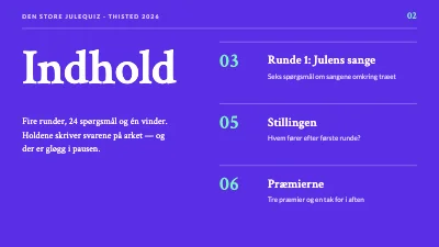 Side 2 af Julequiz — magasinstil