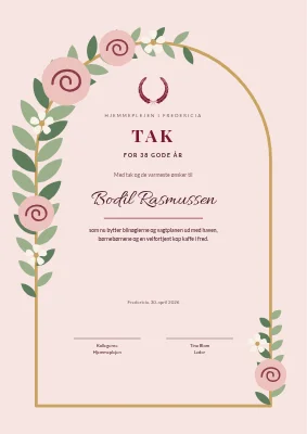Tak for mange gode år — pension
