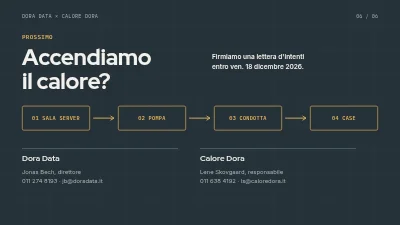 Pagina 6 di Proposta di partnership — calore di scarto dei data center