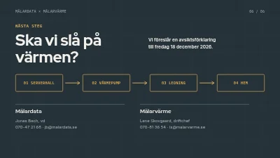 Sida 6 av Samarbetsförslag — spillvärme från datacenter