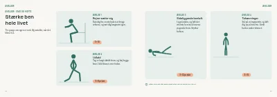 Side 14–15 af Patientguide for fysioterapiklinik – 24 sider