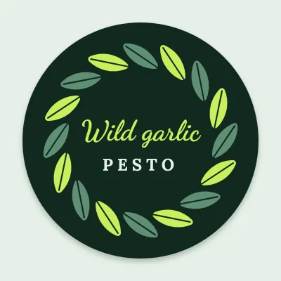 Wild garlic wreath