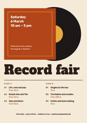 Record fair at Pakhuset in Nakskov