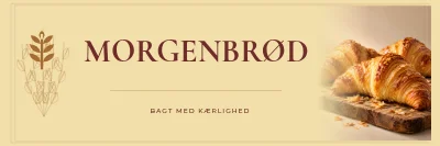 MORGENBRØD — bagerskilt