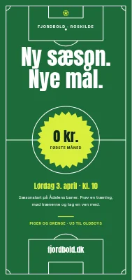 Fodboldklubbens sæsonstart i Roskilde