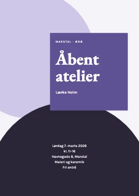 Åbent atelier — Lærke Holm i Marstal