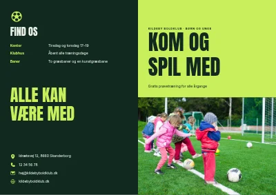 Fodboldklub: kom og spil