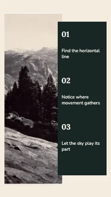 Page 2 of The rhythm of the sea · Panoramic card