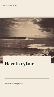 Havets rytme · Panoramakort
