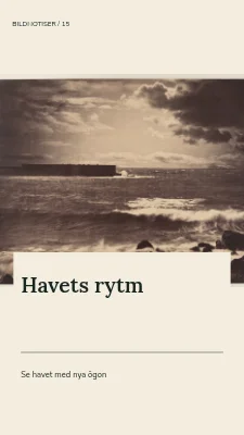 Havets rytm · Panoramakort