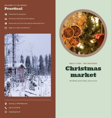 Christmas market: programme