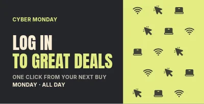 Cyber Monday – Typographic statement