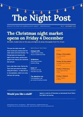 Newsletter — night market