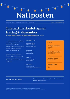 Nyhetsbrev — nattmarked