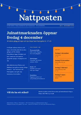 Nyhetsbrev — nattmarknad