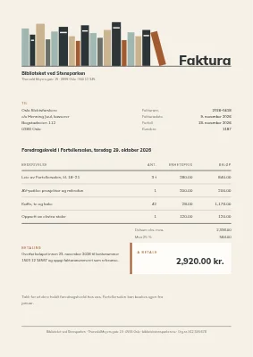 Faktura — bibliotek