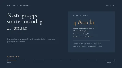Side 6 av Treningsprogram — 12 ukers styrkekurs
