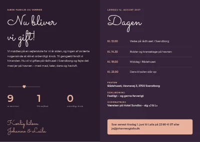 Side 2 af To brude siger ja