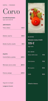 Hotel Ravn — menu serale, Vesterbro