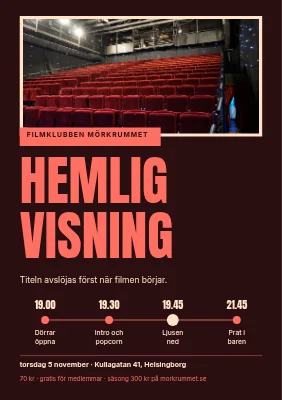 Filmklubb — hemlig visning