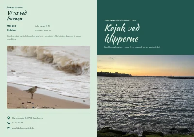 Kajakudlejning og ture