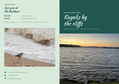 Kayak hire and tours