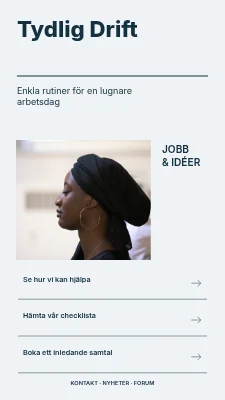 Tydlig drift
