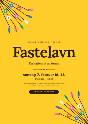Fastelavn i Hvide Sande — pyntede bjørkeris